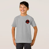 レイブンフード付きスウェットシャツキッズレイブン/クロウアートスウェットシャツ Tシャツ (正面フル)