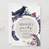 レイブン&スカルハロウィーン招待状 招待状 (正面)