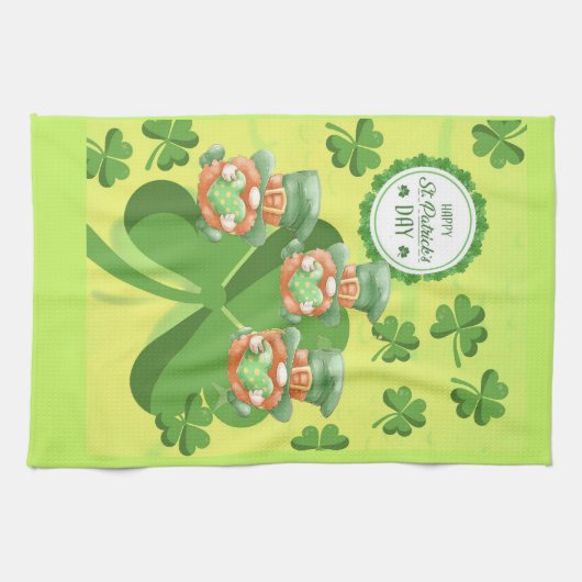 レイプラカウンズを飛び上げろ!St pattys day キッチンタオル (横)