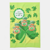 レイプラカウンズを飛び上げろ!St pattys day キッチンタオル (縦)