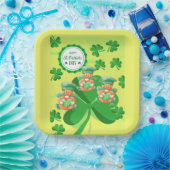 レイプラカウンズを飛び上げろ!St pattys day ペーパープレート (パーティー)