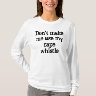 レイプ笛ワイシャツ Tシャツ