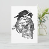 レイベンとスカルハローウィンパーティ招待状 招待状 (スタンド正面)