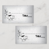 レイベンとスカル結婚ゴシックの護衛カード プレイスカード (正面/裏面)