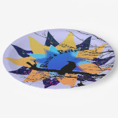 レイベンのパーティーバイリナンダラおもしろい ペーパープレート (アングル)