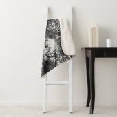 レイベンの秘密。暗くて陰気なゴシック様式のイラストレーション シェルパブランケット (インサイチュ)