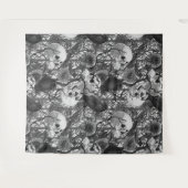 レイベンの秘密。暗くて陰気なゴシック様式のイラストレーション タペストリー (正面(横))