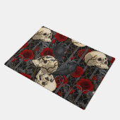 レイベンの秘密。暗くて陰気なゴシック様式のイラストレーション ドアマット (アングル)