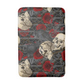 レイベンの秘密。暗くて陰気なゴシック様式のイラストレーション バスマット (正面縦)