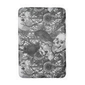 レイベンの秘密。暗くて陰気なゴシック様式のイラストレーション バスマット (正面縦)