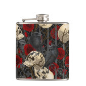 レイベンの秘密。暗くて陰気なゴシック様式のイラストレーション フラスク (正面)