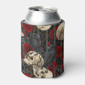 レイベンの秘密。暗くて陰気なゴシック様式のイラストレーション 缶クーラー (缶正面)