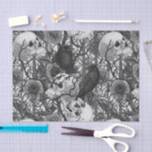 レイベンの秘密。暗くて陰気なゴシック様式のイラストレーション 薄葉紙 (クラフト)