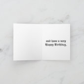 レイベンスカル本と花ゴシック誕生日 カード (内部)