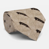 レイベンズフェザーバードラバーカウデザイン ネクタイ (ロール)
