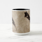 レイベンズフェザーバードラバーカウデザイン マグカップ (中央)