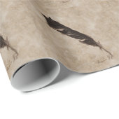 レイベンズフェザーバードラバーカウデザイン ラッピングペーパー (ロールコーナー)