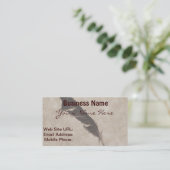 レイベンズフェザーバードラバーカウデザイン 名刺 (スタンド正面)