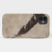 レイベンズフェザーバードラバーカウデザイン Case-Mate iPhoneケース (裏面(横))