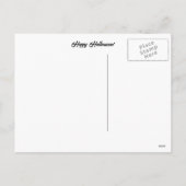 レイベンハロウィーンフォークアートスタイル シーズンポストカード (裏面)