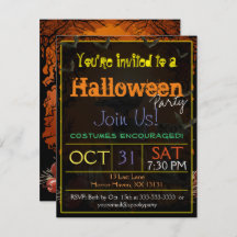 レイベンハローウィンパーティ招待状