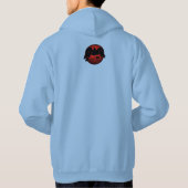 レイベンフード付きスウェットシャツユニセックスレイブン/クロウアートシャツ パーカ (裏面)