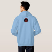 レイベンフード付きスウェットシャツユニセックスレイブン/クロウアートシャツ パーカ (裏面フル)