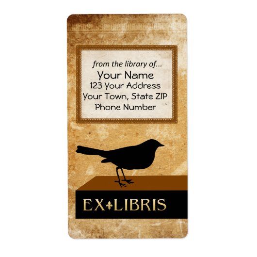 レイベンブックプレート ラベル (正面)
