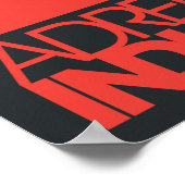 レイベンプリント ポスター (角)