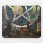 レイベンマジック天空ディスク星形五角形 マウスパッド (正面)