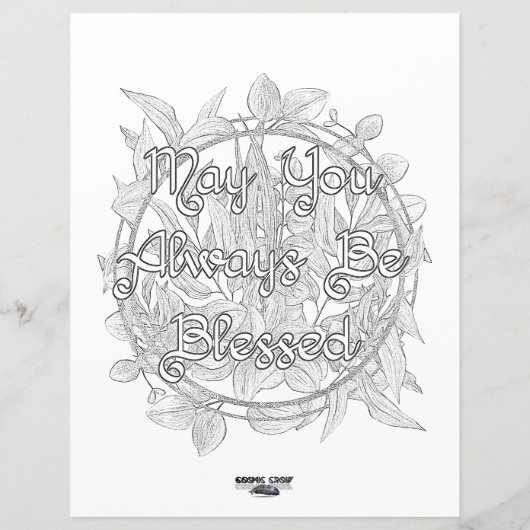 レイベンマジック異教のウィッカ着色ページ (裏面)