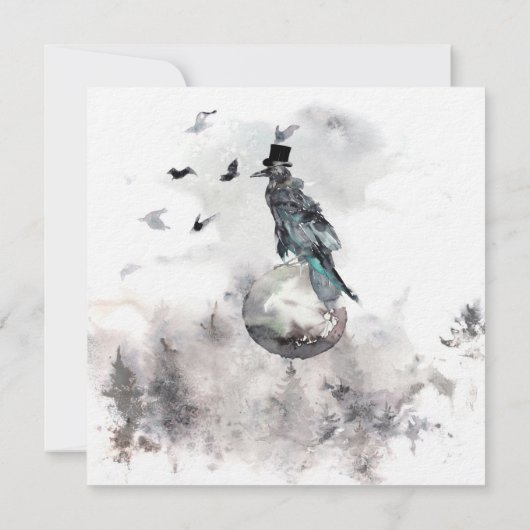 レイベンムーンフォレストハローウィンパーティ招待状 招待状 (裏面)