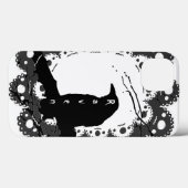 レイベンレースネームB&W&グレーゴシック Case-Mate iPhoneケース (裏面 (横))