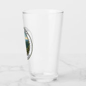 レイベンロック州パークノースカロライナ旅行バッジ タンブラーグラス (左)