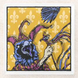 レイベン不機嫌-ポップ・アートのゴシック悪夢シュレアル ガラスコースター