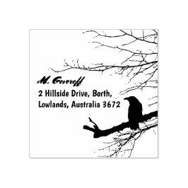 レイベン差出人住所スタンプ ラバースタンプ