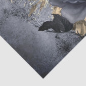 レイベン鳥金ゴールドブルー/ブラックバラお洒落組織P 薄葉紙 (詳細)