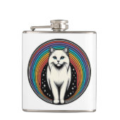 レイボウ猫 フラスク (正面)