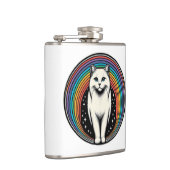 レイボウ猫 フラスク (右)