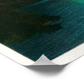 レイムギャザリングのあるアラスカ、ケナイ湖 ポスター (角)