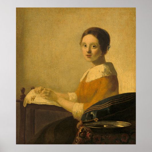 レイメーカー – Johannes Vermeerファインアート ポスター (正面)