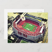 レイモンドジェームズスタジアム,タンパ,フロリダ航空ビュー シーズンポストカード (正面/裏面)