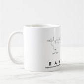 レイモンドペプチド名mug コーヒーマグカップ (左)