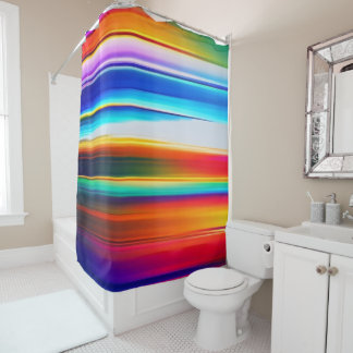 レイヤカラフルー シャワーカーテン