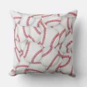 レイヤベースボールのパターン クッション (正面)