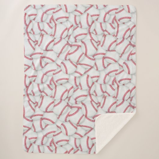 レイヤベースボールのパターン シェルパブランケット (正面)