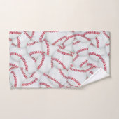 レイヤベースボールのパターン バスタオルセット (ハンドタオル)