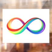 レイヤレインボーインフィニティシンボル ウィンドウサイン (シート2)