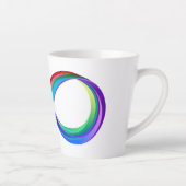 レイヤレインボーインフィニティシンボル カフェラテマグ (右)