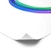 レイヤレインボーインフィニティシンボル フォトプリント            (角)